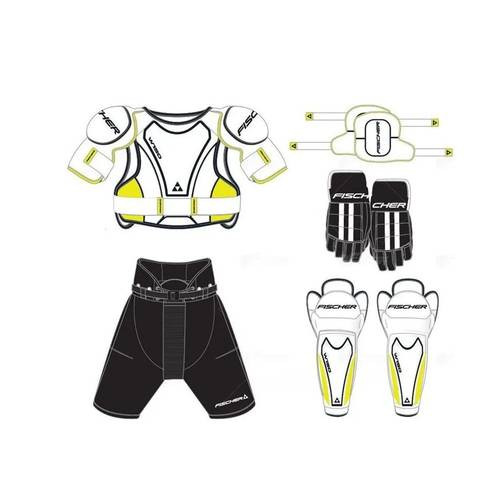 Комплект защиты хоккейной Fischer Starter Kit (5 предметов) (JR) Комплект защиты хоккейной Fischer Starter Kit (5 предметов) (JR)